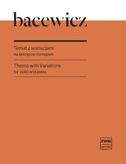 Temat z wariacjami na skrzypce i fortepian - Grażyna Bacewicz