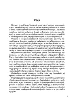 Galeria - zdjęcie nr. 4 - Terapia integracji sensorycznej  zeszyt 1 ćwiczenia usprawniające bazowe układy zmysłowe i korygujące zaburzenia planowania motorycznego