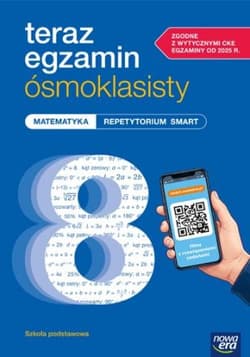 Teraz Egzamin 2026-2027 Matematyka repetytorium ósmoklasisty EXAM PREPARATION klasy 4-8 SMART
