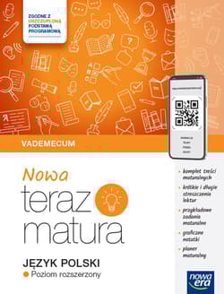 Teraz matura 2024/2025 Język polski vademecum poziom rozszerzony