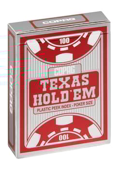 Texas Holdem Silver peek index czerwone