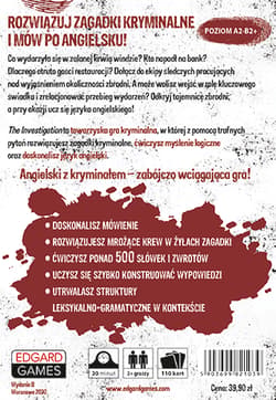 Galeria - zdjęcie nr. 3 - The Investigation Angielski z kryminałem Gra karciana