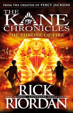 The throne of fire. The Kane Chronicles. Book 2 wer. angielska