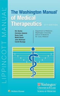 The Washington Manual of Medical Therapeutics, International Edition - Siri Ancha
