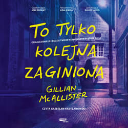 To tylko kolejna zaginiona - audiobook - Gillian McAllister