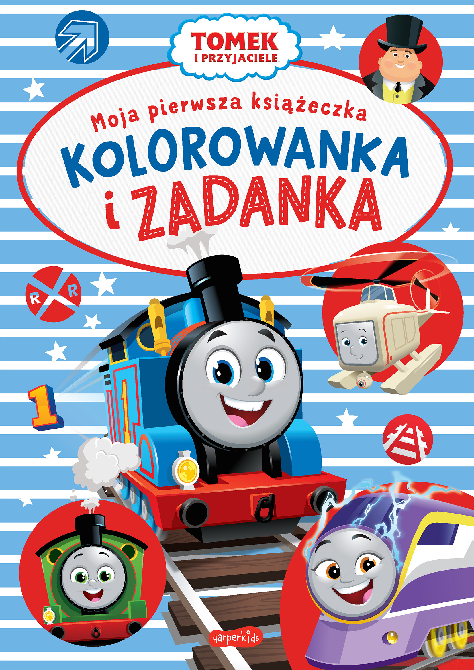 Tomek i przyjaciele. Moja pierwsza książeczka. Kolorowanka i zadanka - Opracowanie Zbiorowe