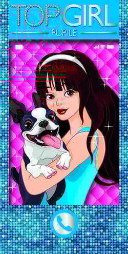 Top Girl Pupile. Książeczka telefon - Jul Łyskawa