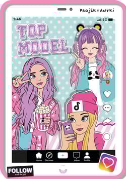 Top model. Kolorowanka z wykrojnika - Katarzyna Maćkowiak