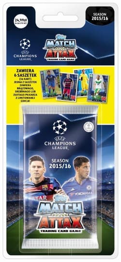 Topps Match Attack Liga mistrzów Blister