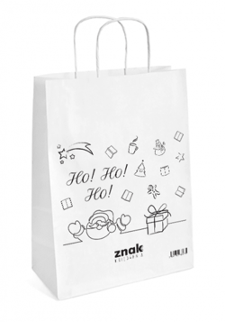 Torba prezentowa z mikołajem Ho! Ho! Ho!