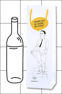Torba z Witkacym. Na butelkę 