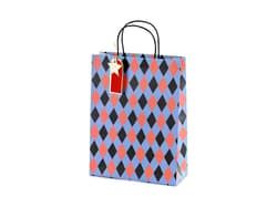 Torebka na prezenty Romby 10x24x32cm MIX