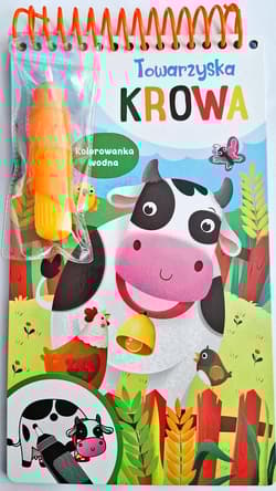 Towarzyska krowa Kolorowanka wodna - Praca zbiorowa