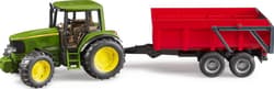 Traktor John Deere 6920 z wywrotką czerwoną