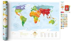 Travel Map Kids Animals