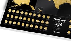 Galeria - zdjęcie nr. 4 - Travel Map USA Black