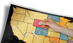Galeria - zdjęcie nr. 2 - Travel Map USA Black