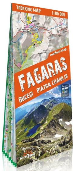 Trekking map Góry Fagaraskie/Faragas 1:80 000 - Opracowanie Zbiorowe