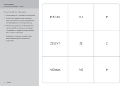 Galeria - zdjęcie nr. 4 - Trening pamięci ćwiczenia trzyetapowe słowa