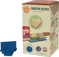 Trick Logic Kreatywne płytki Zestaw dodatkowy 100 elementów Ciemny Lazur