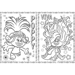 Galeria - zdjęcie nr. 2 - Trolls Kolorowanka