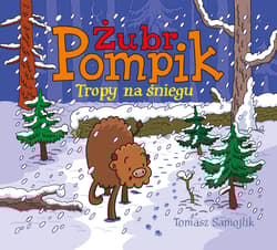 Tropy na śniegu. Żubr Pompik - Tomasz Samojlik