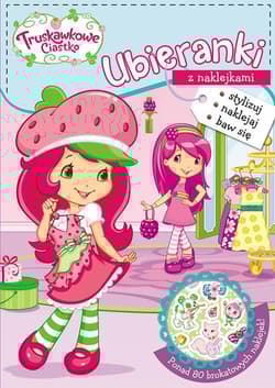 Truskawkowe Ciastko Ubieranki z naklejkami