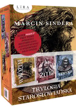 Trylogia starosłowiańska Wróżda / Żmij / Pożoga Pakiet - Marcin Sindera
