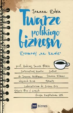 Twarze polskiego biznesu Rozmowy na kawie - Joanna Rubin