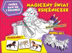 Twórz baw się i koloruj Magiczny świat księżniczek