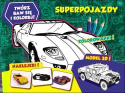 Twórz baw się i koloruj Superpojazdy