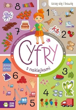Uczę się i bawię Cyfry z naklejkami - Magda Malicka