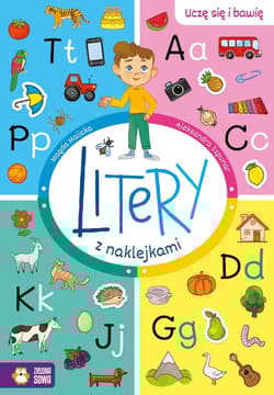 Uczę się i bawię Litery z naklejkami - Magda Malicka