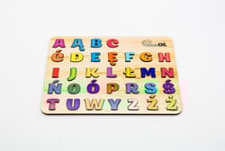 Układanka drewniana Alfabet