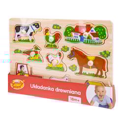 Układanka drewniana farma uchwyty SPW83598 AN01