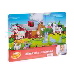 Układanka drewniana farma uchwyty SPW83603 AN01