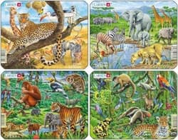 Układanka Larsen Mini Exotic Animals 11el
