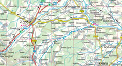Galeria - zdjęcie nr. 2 - Ukraina Zachodnia 1:500 000 Lwów 1:10 000 mapa samochodowa laminat 2020