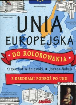 Unia Europejska do kolorowania z kredkami podróz po Unii