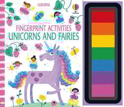 Unicorns and Fairies. Fingerprint activities wer. angielska - Fiona Watt, Candice Whatmore