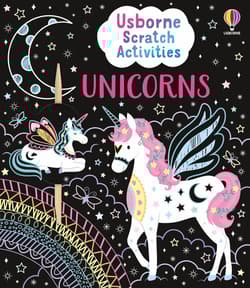 Unicorns. Usborne Scratch Activities wer. angielska - Dickins Rosie, Klara Hawkins