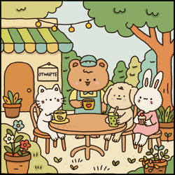 Galeria - zdjęcie nr. 5 - Urocza kawiarenka. Sweet & cozy coloring Sweet & cozy coloring