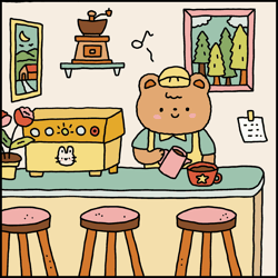 Galeria - zdjęcie nr. 3 - Urocza kawiarenka. Sweet & cozy coloring Sweet & cozy coloring