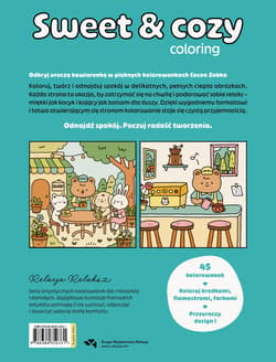Galeria - zdjęcie nr. 2 - Urocza kawiarenka. Sweet & cozy coloring Sweet & cozy coloring