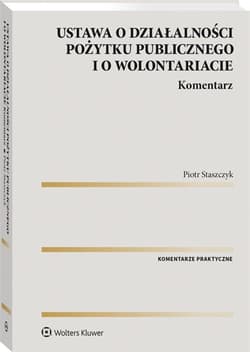 Ustawa o działalności pożytku publicznego... - Staszczyk Piotr