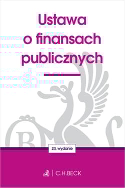 Ustawa o finansach publicznych wyd. 2023