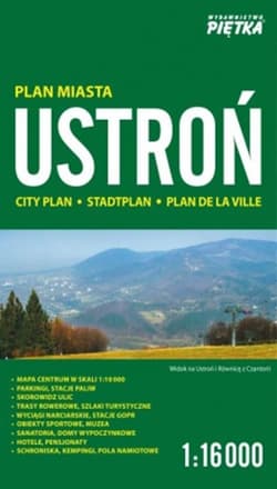 Ustroń 1:16 000 plan miasta PIĘTKA - Praca zbiorowa