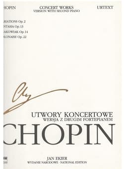 Utwory koncertowe w. z 2 fortepianem - Fryderyk Chopin