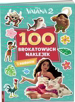 Vaiana 2 100 brokatowych naklejek NB-9106