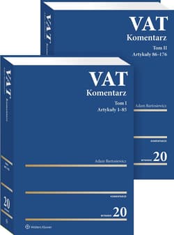 VAT. Komentarz 2026 T.1-2 w.20 - Adam Bartosiewicz